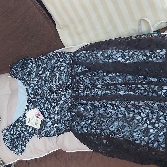 Pink hearts new kohls a line dress lace juniors - Picture 5 of 7